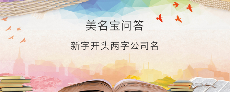 新字開(kāi)頭兩字公司名