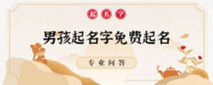 男孩起名字免費(fèi)起名