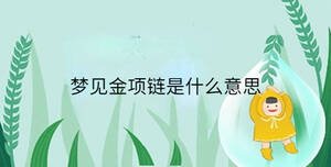 夢見金項鏈?zhǔn)鞘裁匆馑?/> </div>
              <div   id=
