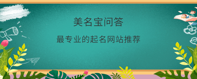 最專業(yè)的起名網(wǎng)站推薦